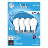 GE Industrial Solutions 93098314 LED Bulb, General Purpose, A19 Lamp, 60 W Equivalent, Medium Lamp Base, Dimmable